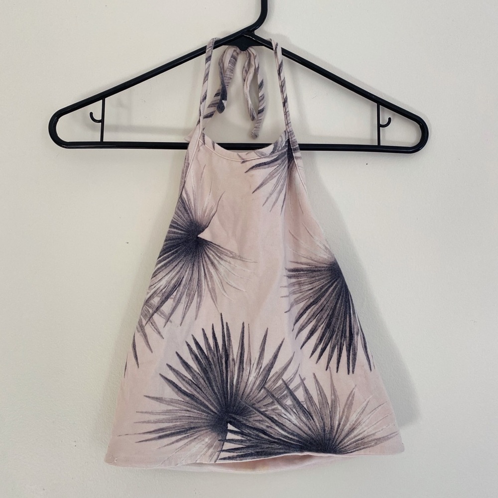 Floral Halter Crop Top